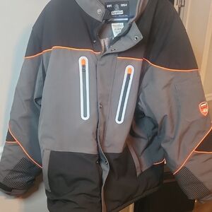 RefrigiWear Men's Gray Ski Jacket